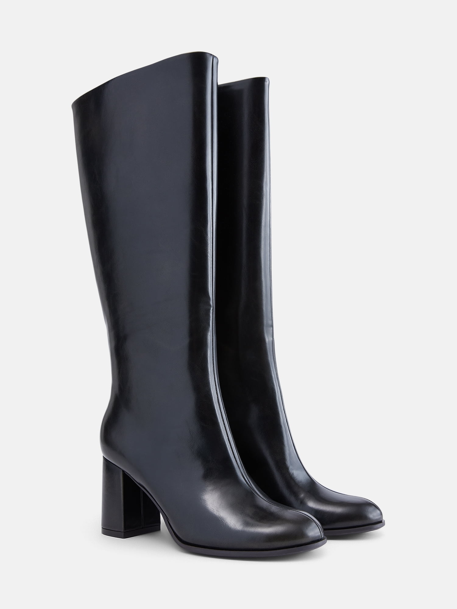 No Boundaries Women's Block Heel Dress Boots