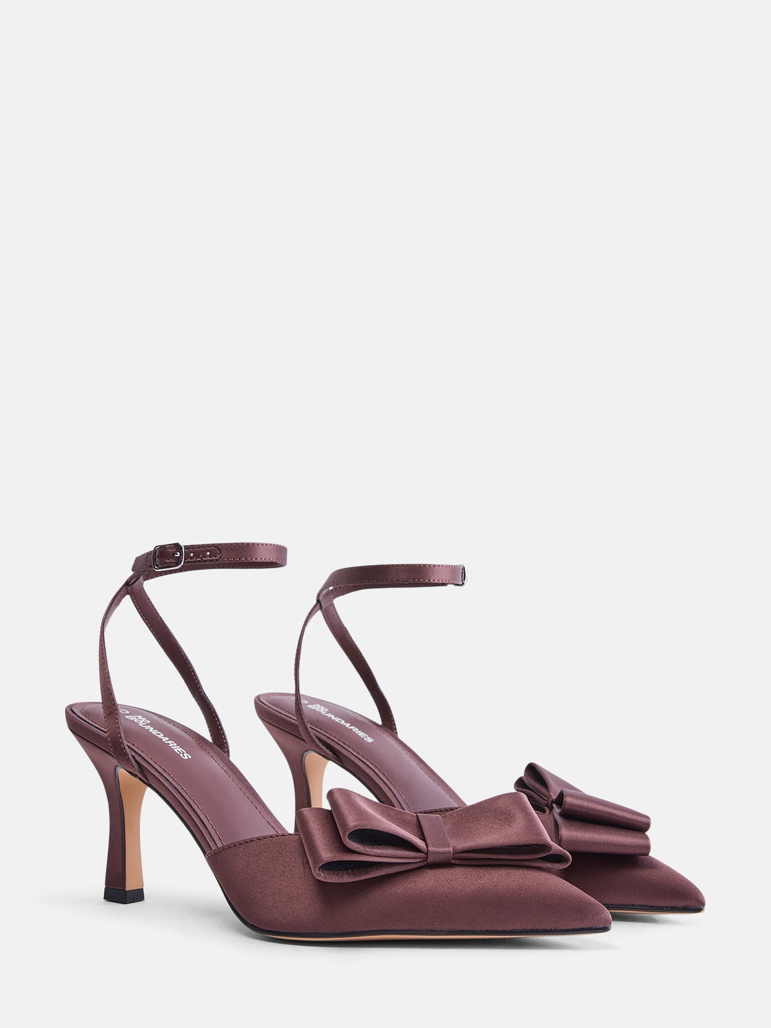 No Boundaries Women's Slingback Bow Heels