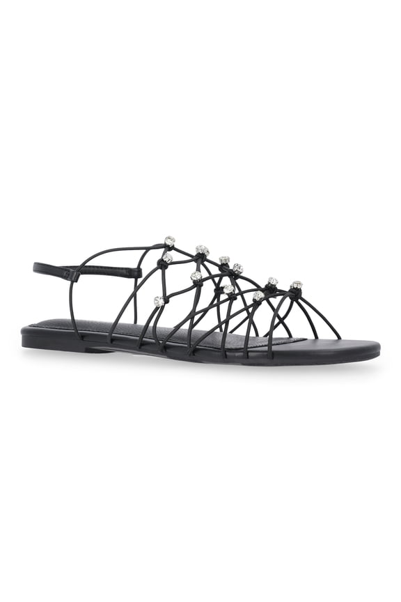 Caged Flat Sandals, Women's