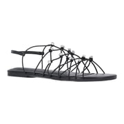 Caged Flat Sandals, Women's