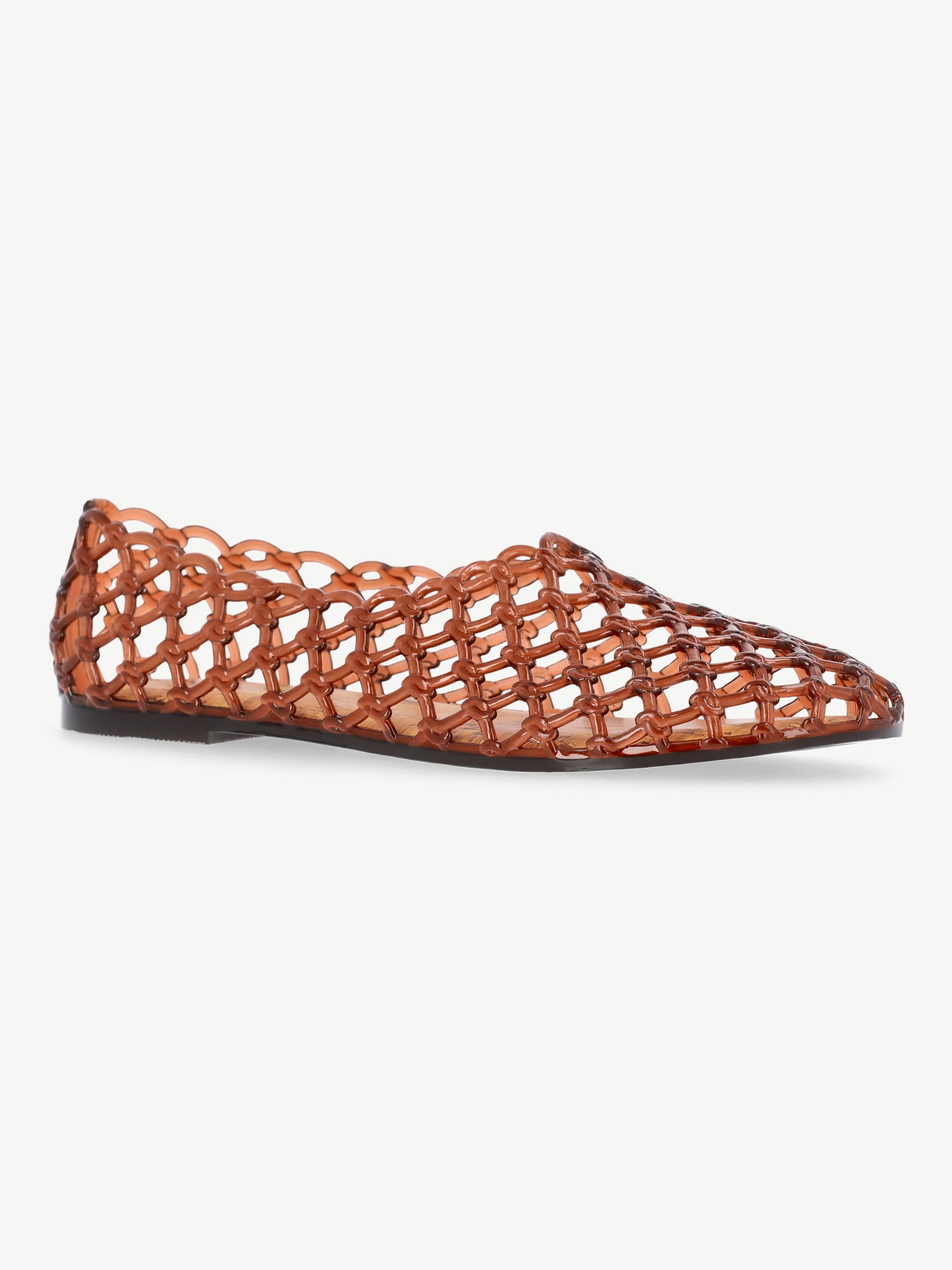 No Boundaries Caged Jelly Sandals, Women's
