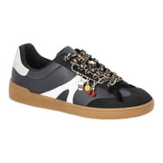 No Boundaries Women's Lace-Up Sport Sneakers with Charms