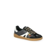 No Boundaries Women's Lace-Up Sport Sneakers with Charms