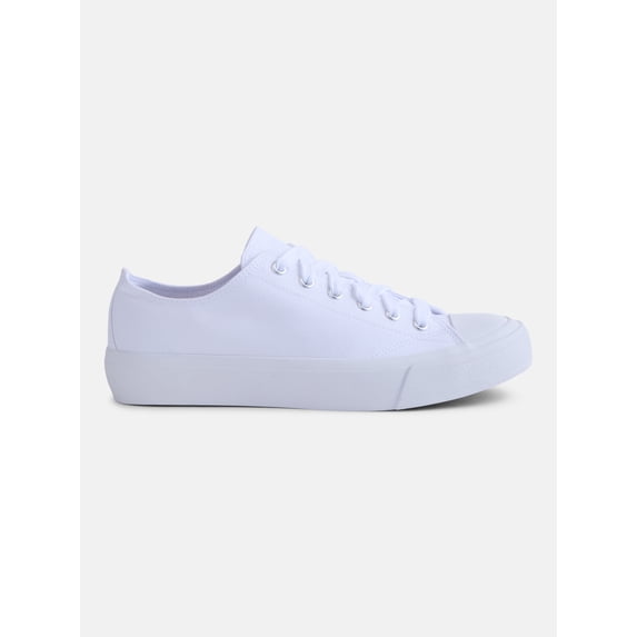 No Boundaries Canvas Lace Up Sneakers, Women's