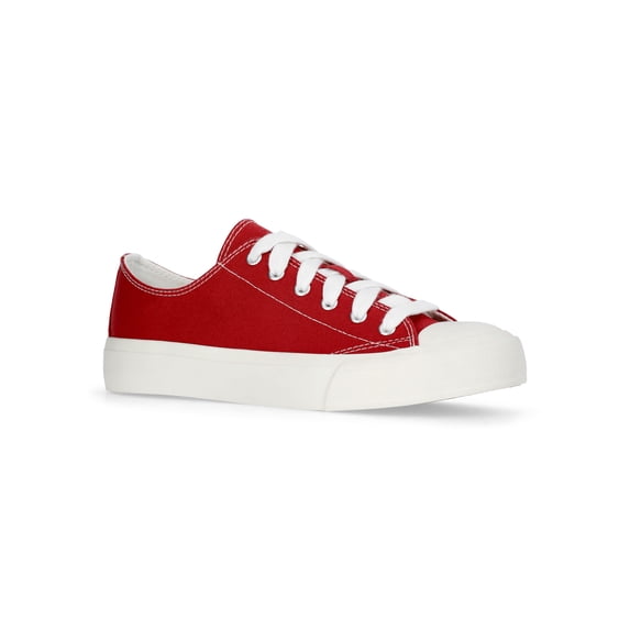 No Boundaries Women's Classic Lace-Up Sneakers, Wide Width Available