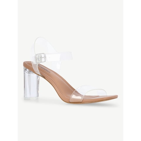 Lucite Heeled Sandals, Women's