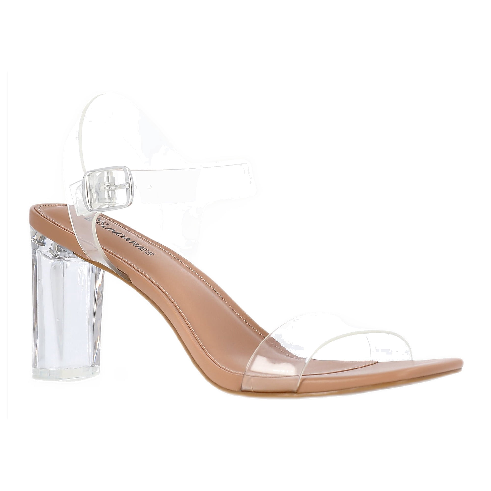 Lucite Heeled Sandals, Women's