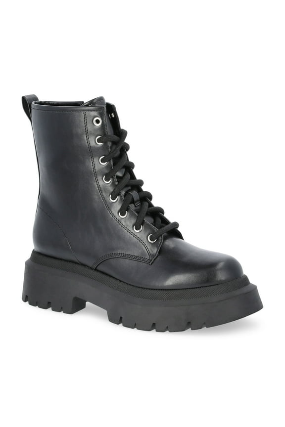 Women's Lug Sole Combat Boots, Wide Width Available