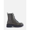 thumbnail image 1 of No Boundaries Women's Combat Boots, 1 of 6