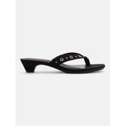 Women's Cone Heel Thong Sandals