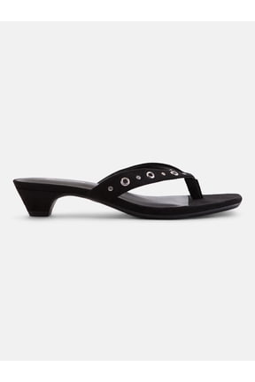 Women's Cone Heel Thong Sandals