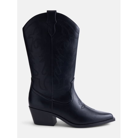 No Boundaries Women's Studded Cowboy Boots