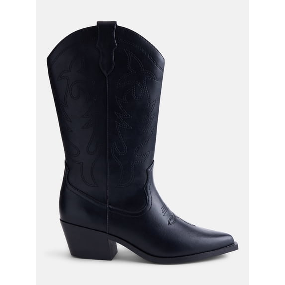 No Boundaries Women's Studded Cowboy Boots