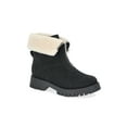 thumbnail image 1 of No Boundaries Women's Fold Over Zip Front Boots, Wide Width Available, 1 of 5