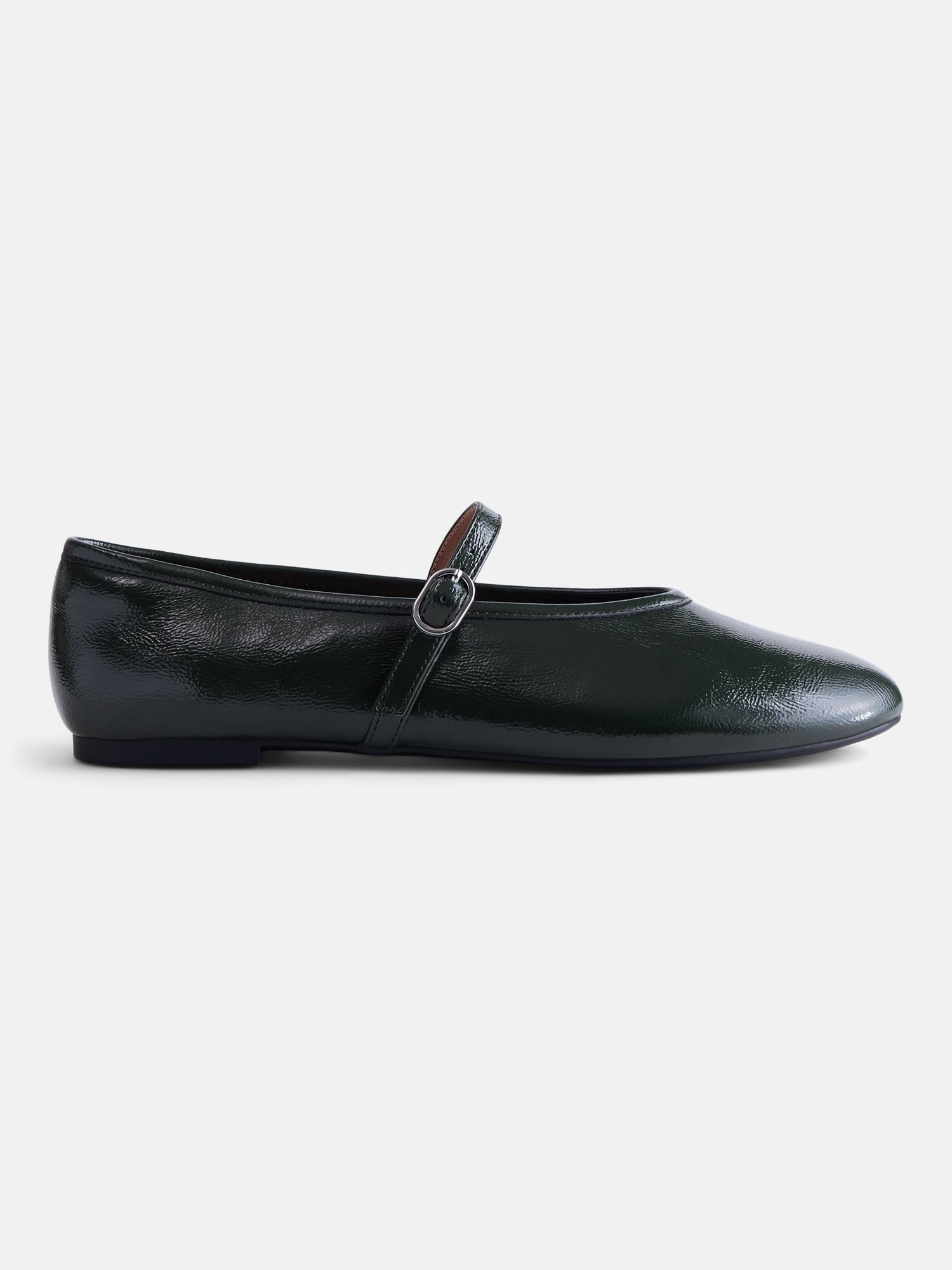 No Boundaries Women's Crinkle Mary Jane Flats