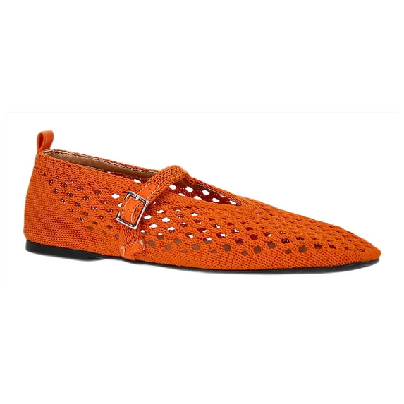 No Boundaries Crochet Mary Jane Flats, Women's
