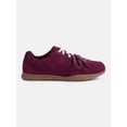 thumbnail image 1 of No Boundaries Women's Faux Suede Double Lace Sneakers, 1 of 5