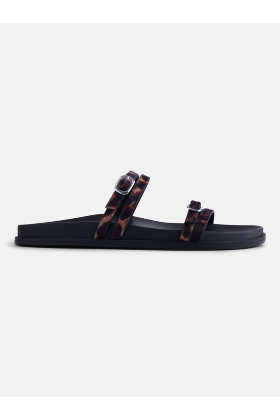 Women's Double Strap Footbed Sandals