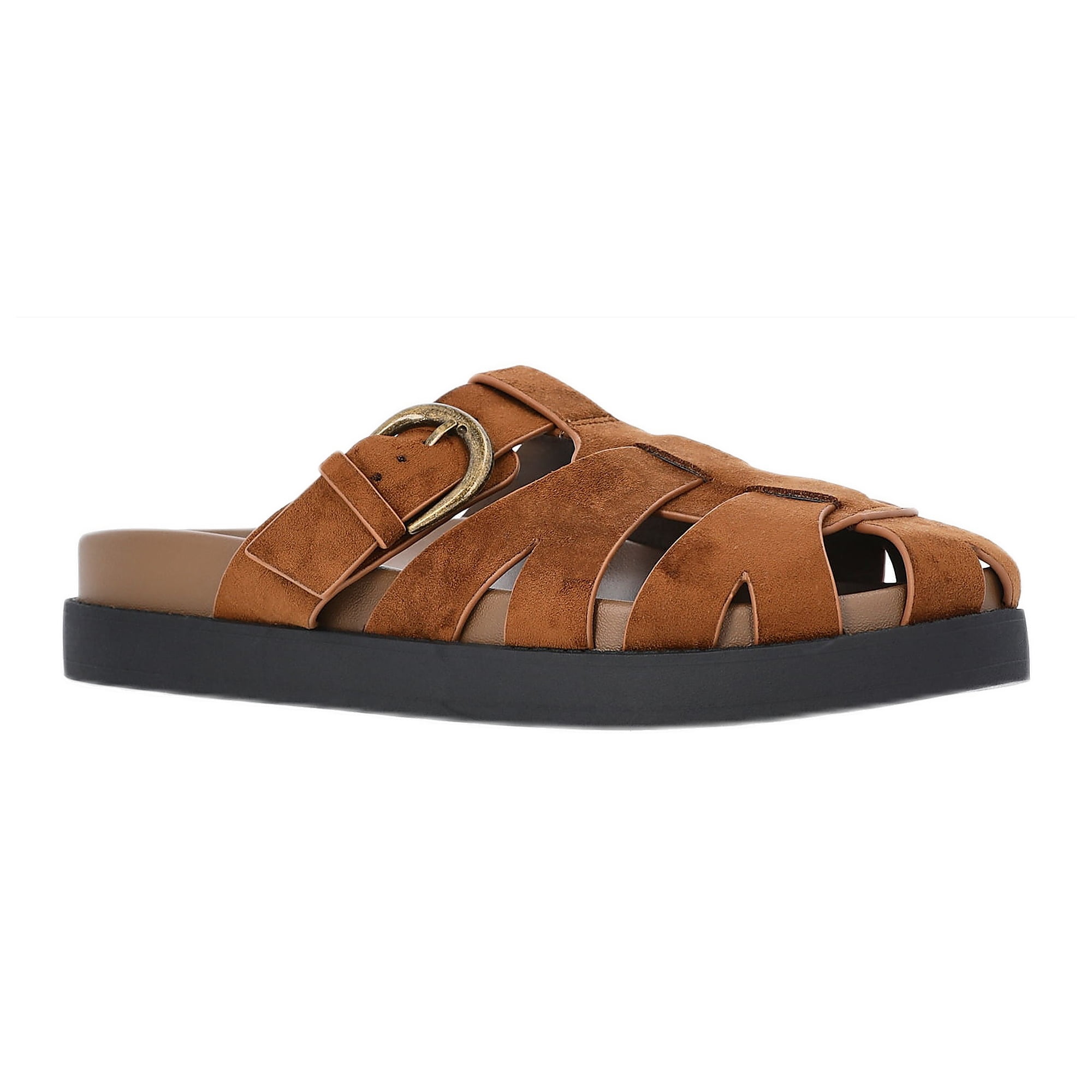 No Boundaries Faux Suede Fisherman Clogs, Women's