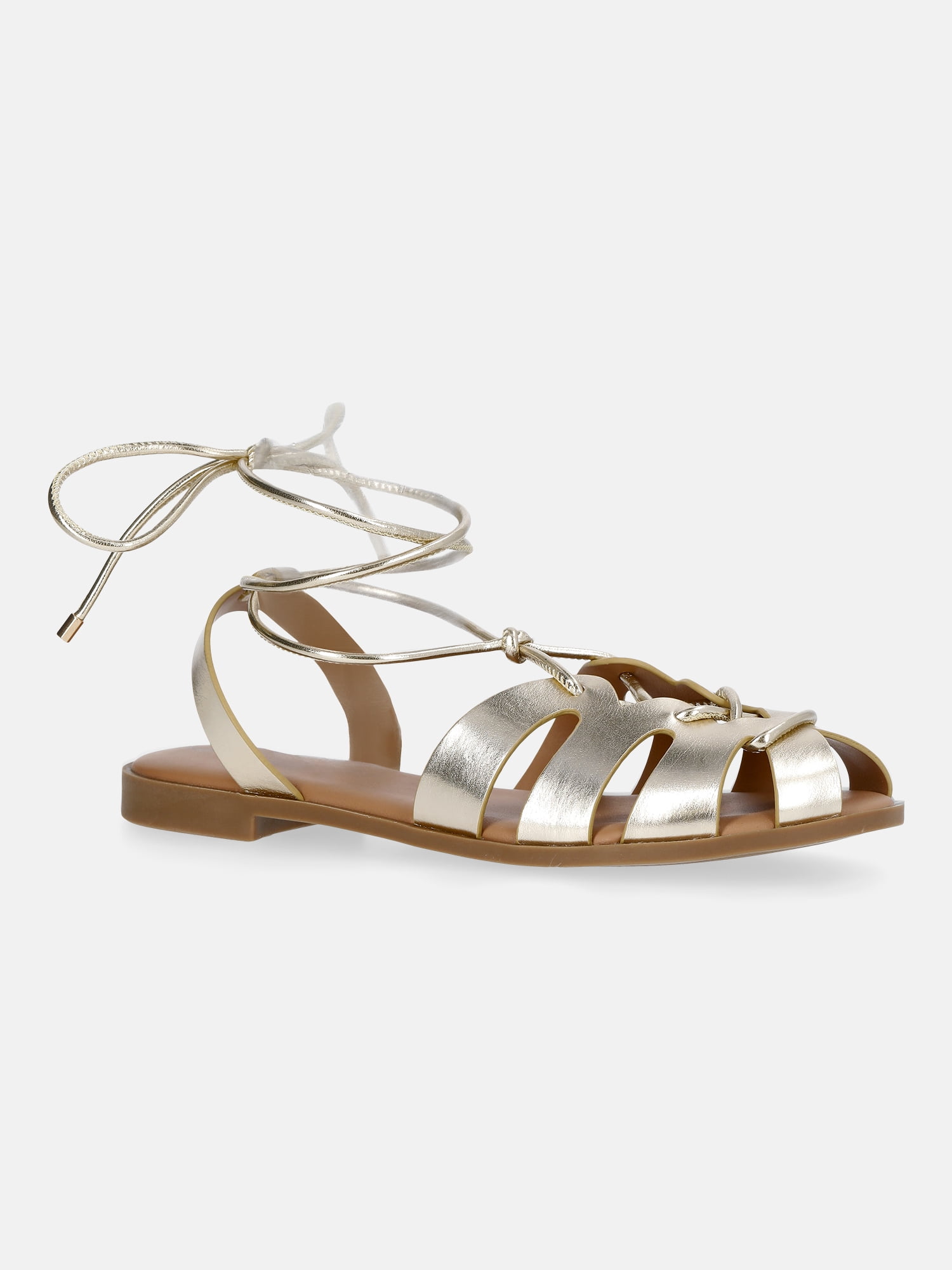 No Boundaries Women's Fisherman Ghillie Flat Sandals