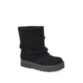 thumbnail image 1 of No Boundaries Women's Foldover Sweater Faux Fur Boots, 1 of 4
