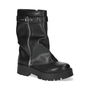 No Boundaries Women's Foldover Moto Boots