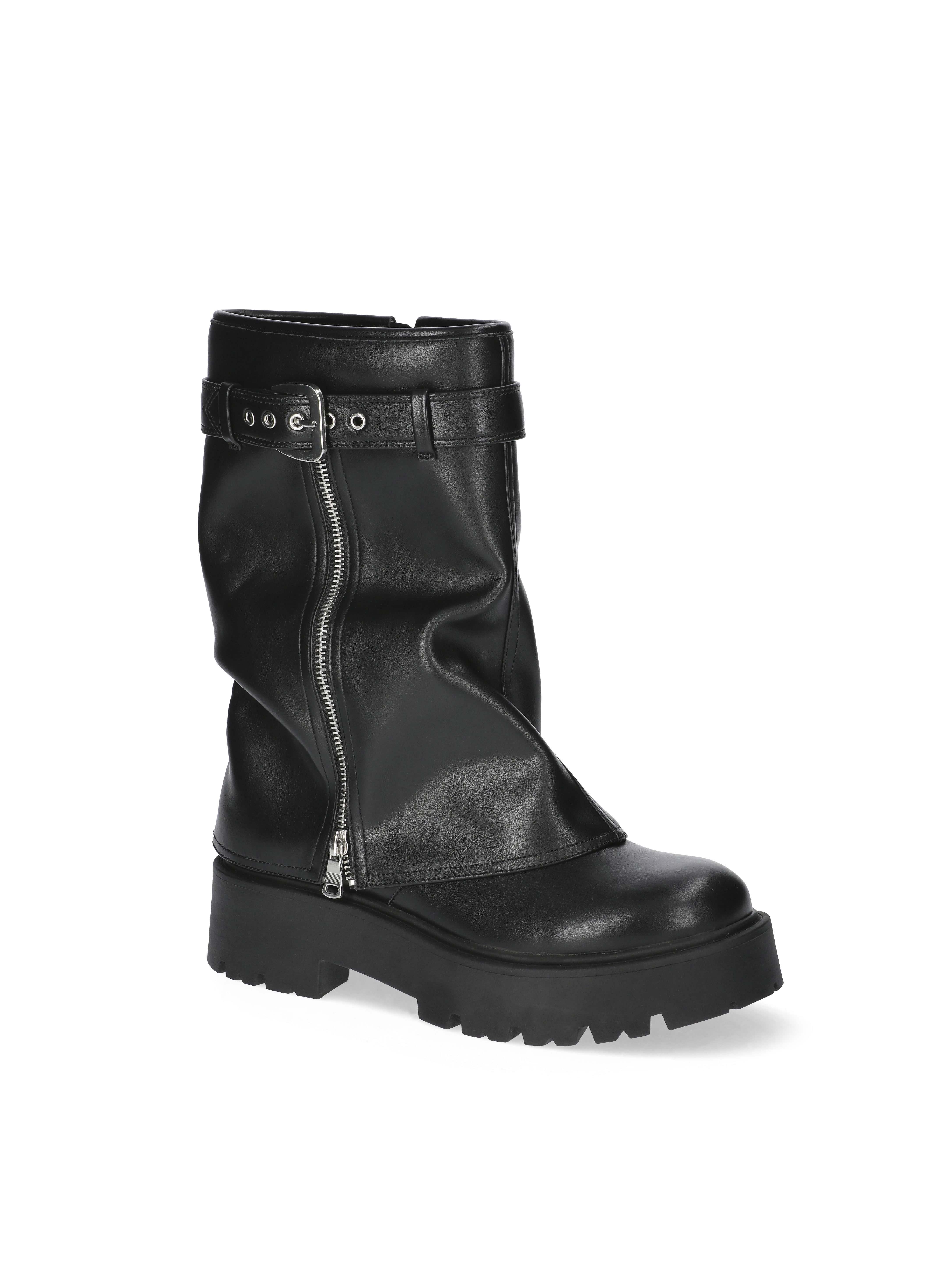 No Boundaries Women's Foldover Moto Boots