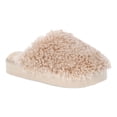 thumbnail image 1 of No Boundaries Women's Fuzzy Platform Slippers, 1 of 6
