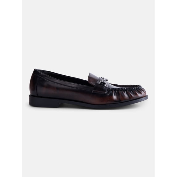 No Boundaries Women's Faux Leather Loafers