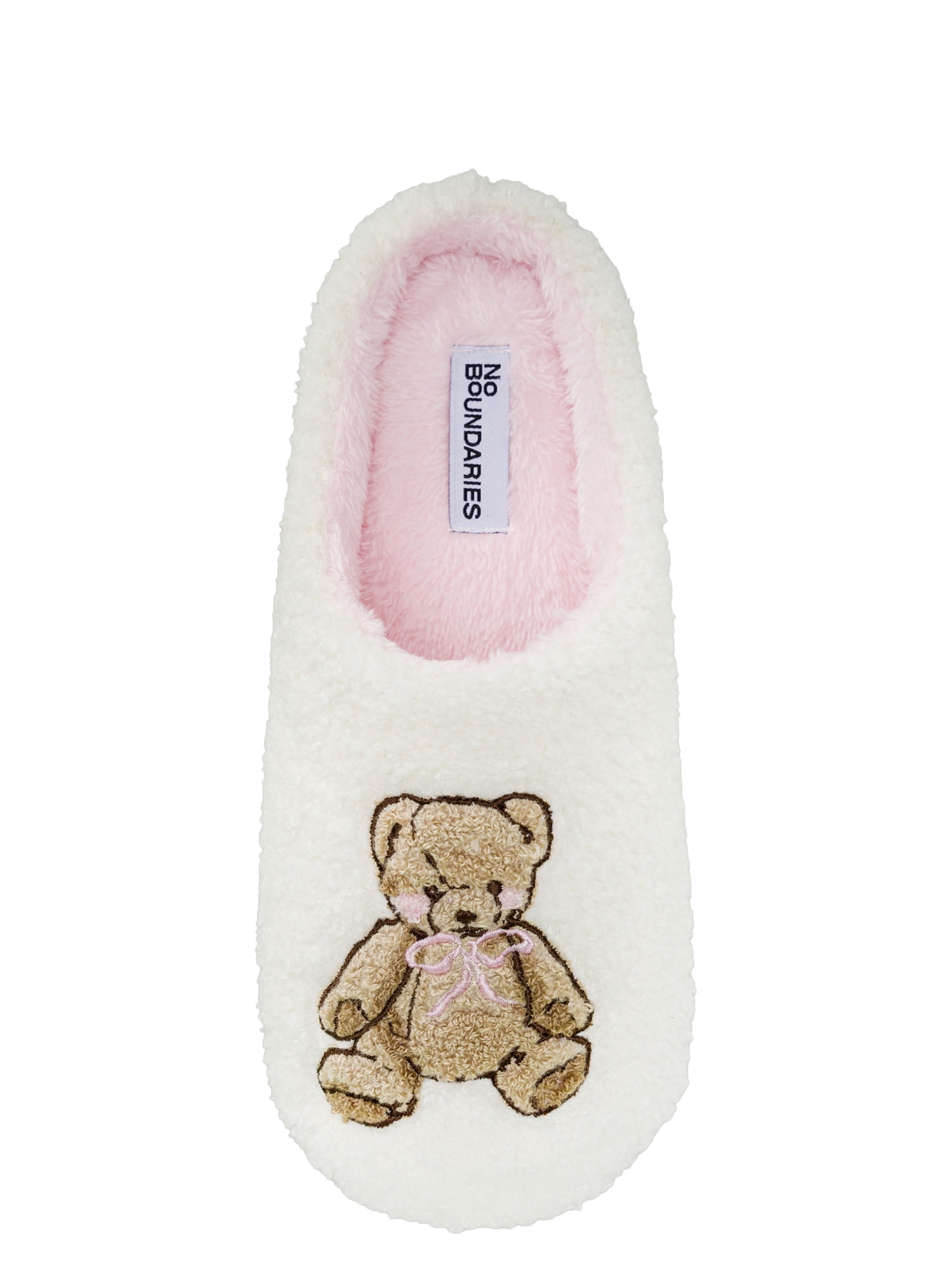 No Boundaries Women’s Plush Sherpa Clog Slippers
