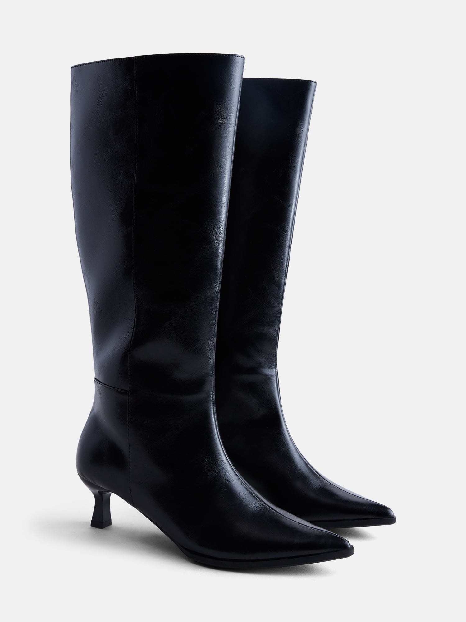 No Boundaries Women’s Kitten Heel Tall Boots