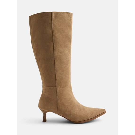 No Boundaries Women’s Kitten Heel Tall Boots