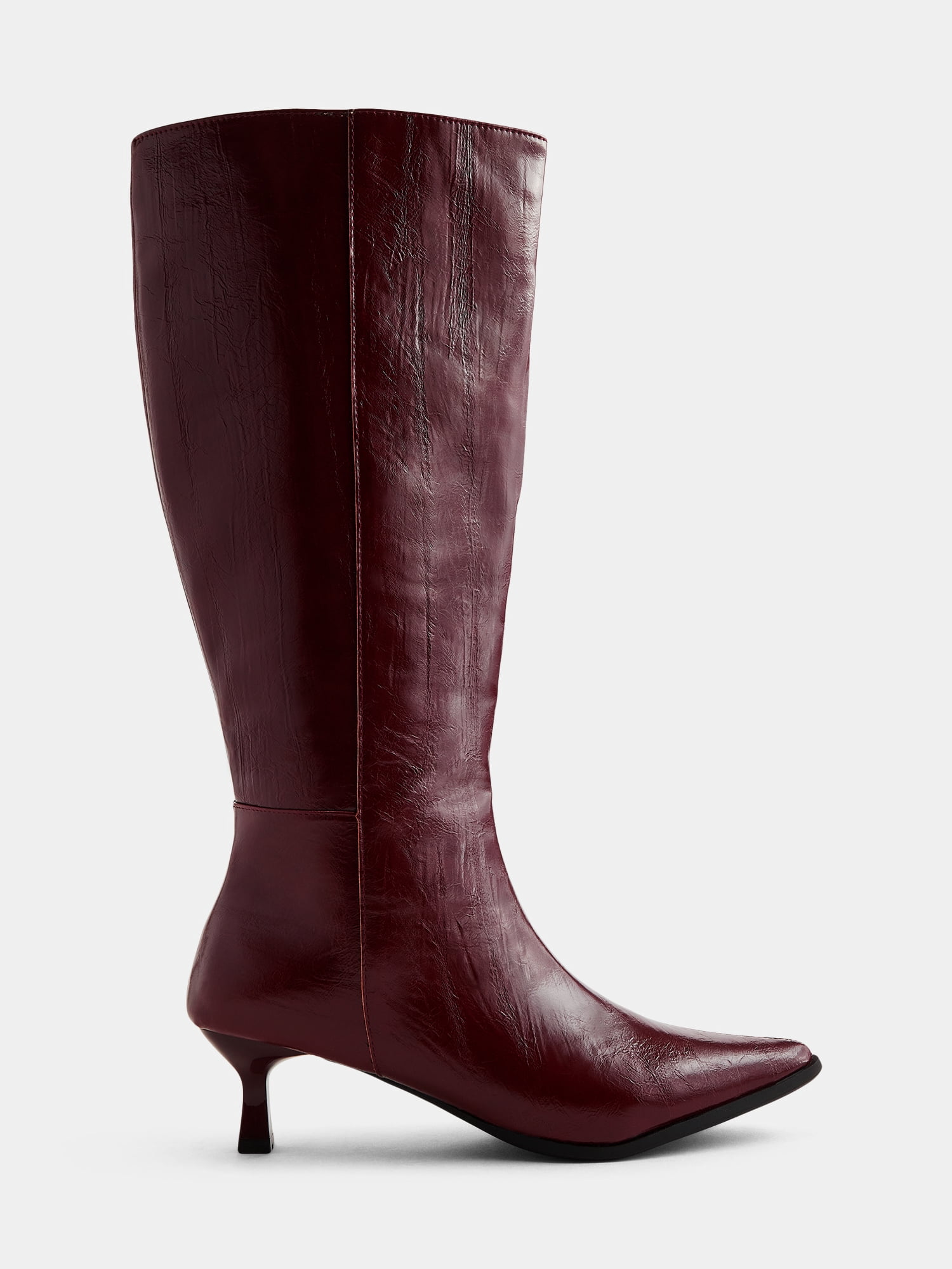 No Boundaries Women’s Kitten Heel Tall Boots
