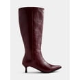 thumbnail image 1 of No Boundaries Women’s Kitten Heel Tall Boots, 1 of 6