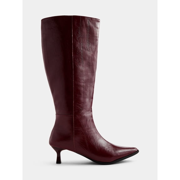 No Boundaries Women’s Kitten Heel Tall Boots