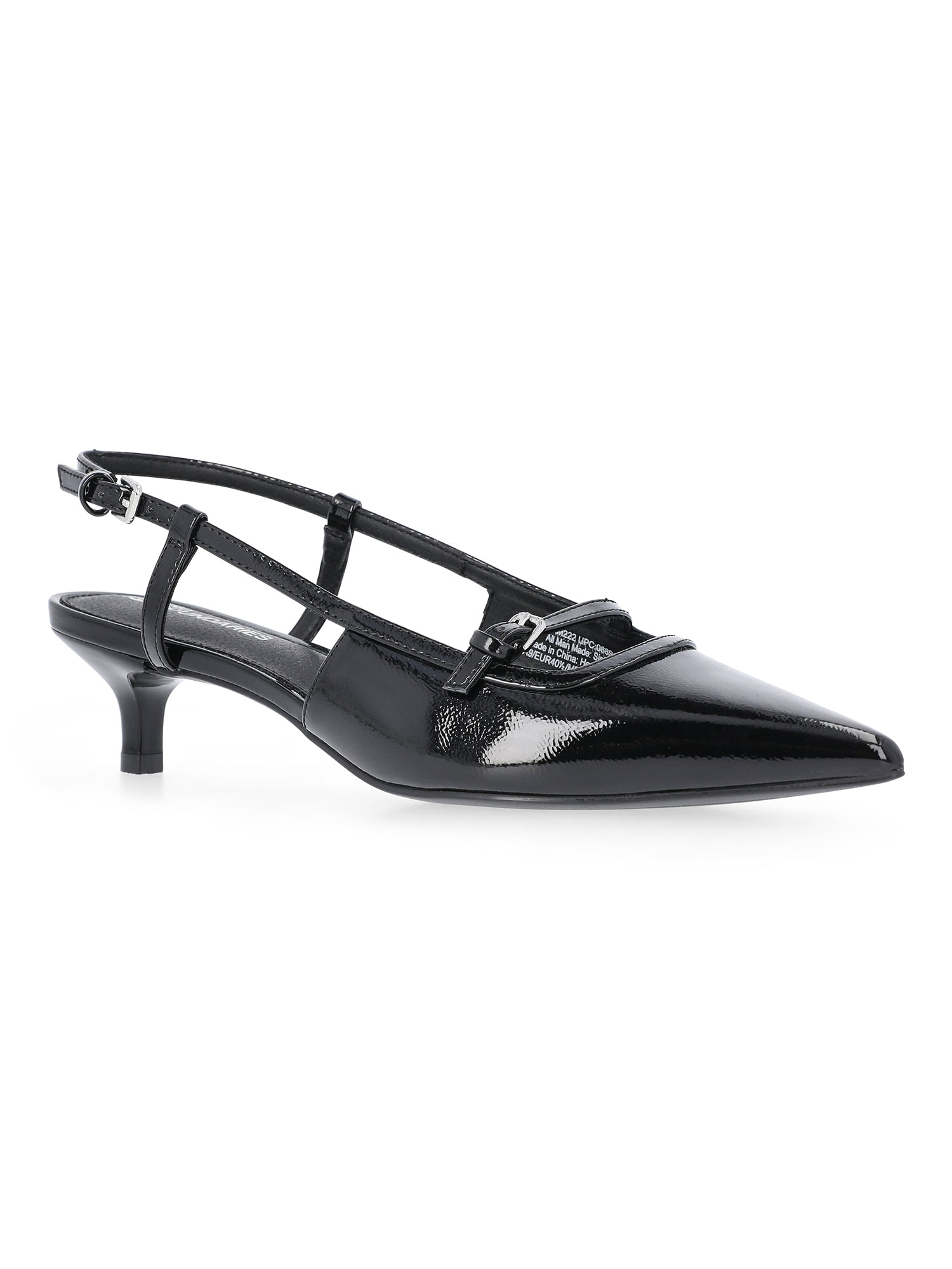 No Boundaries Kitten Heel Slingbacks, Women's
