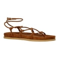thumbnail image 1 of No Boundaries Faux Suede Lace Up Sandals, Women's, 1 of 6