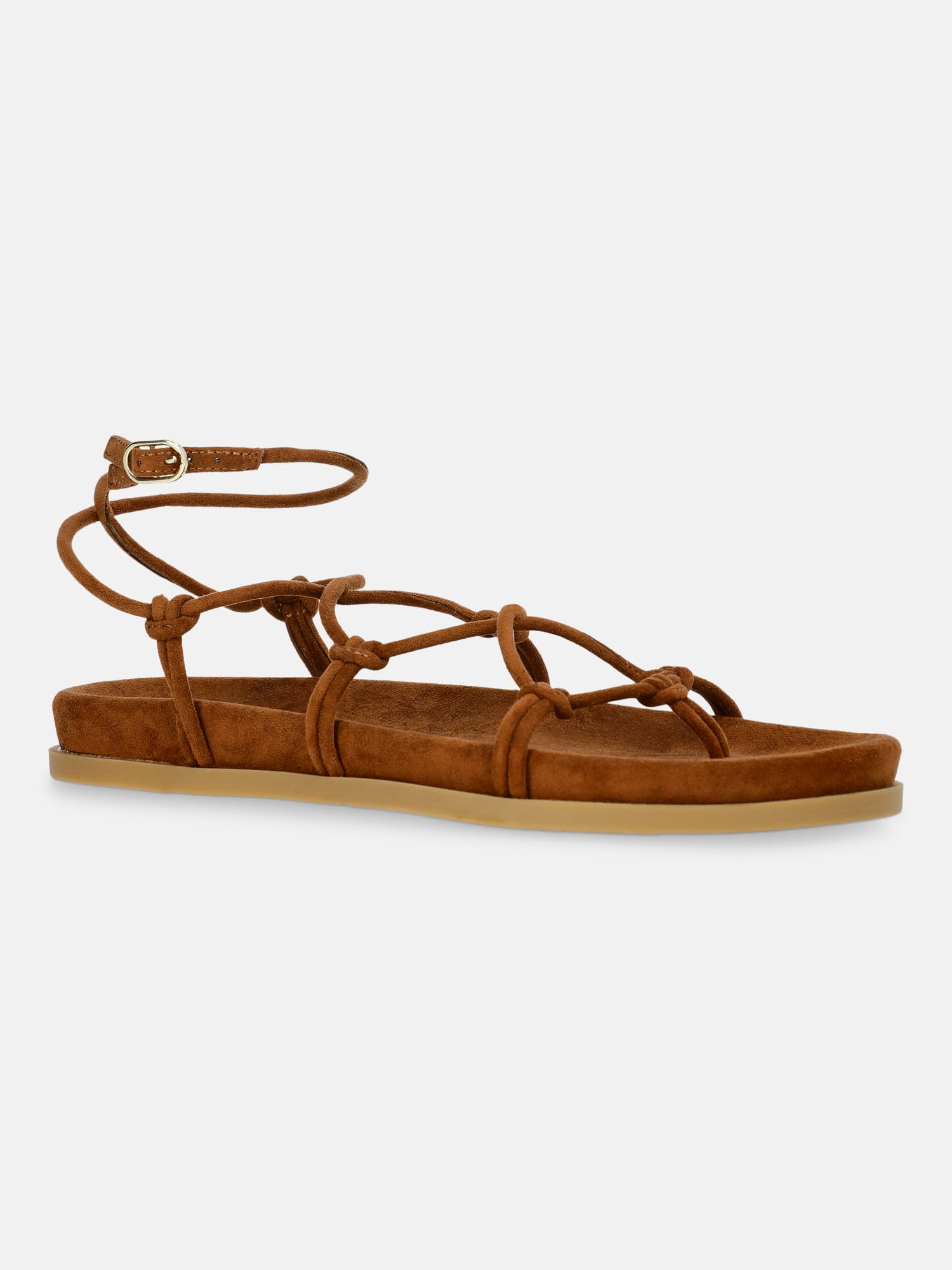 No Boundaries Women's Lace up Sandals - Walmart.com