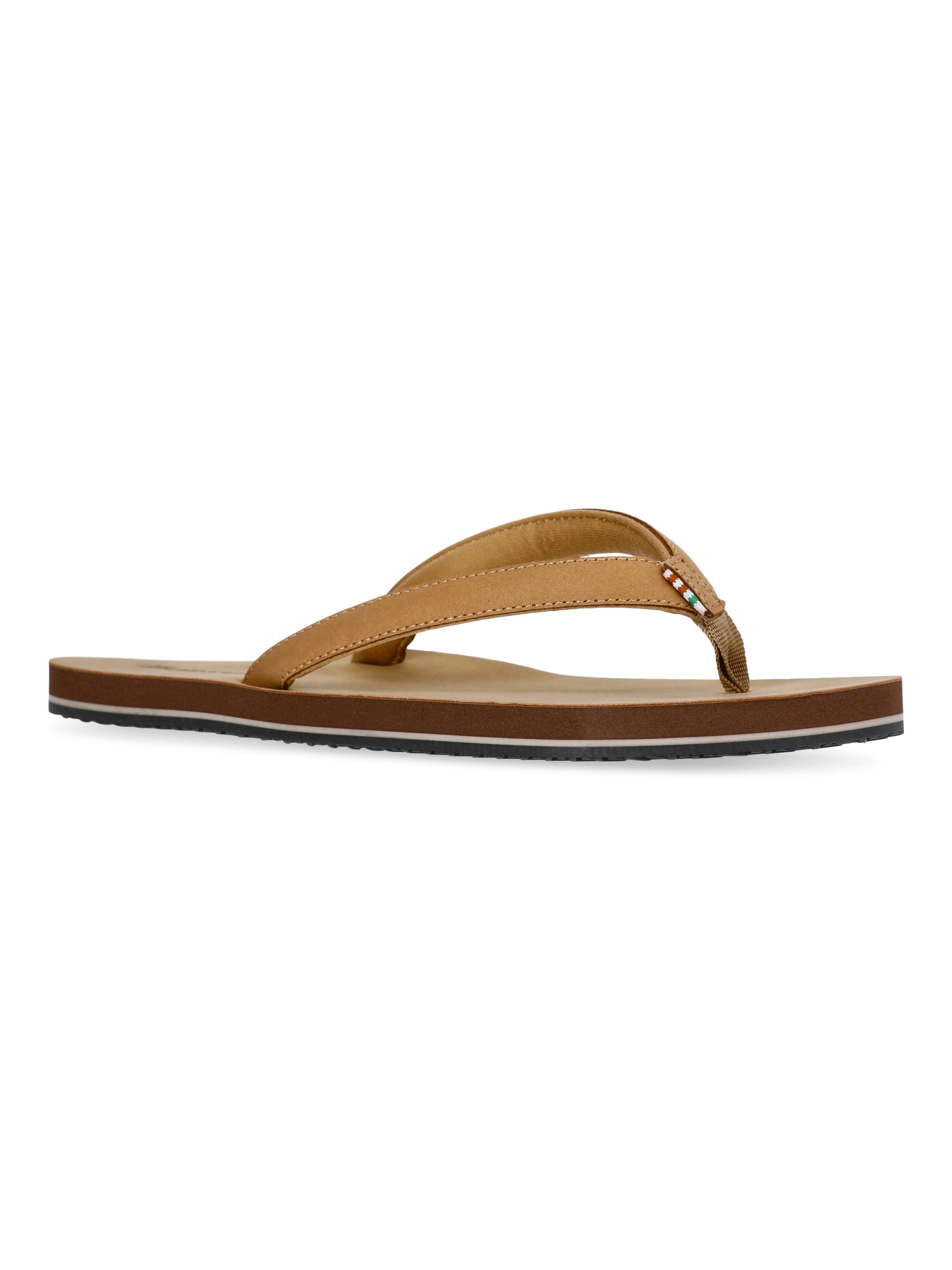No Boundaries Women's Leather Flip Flop Sandals