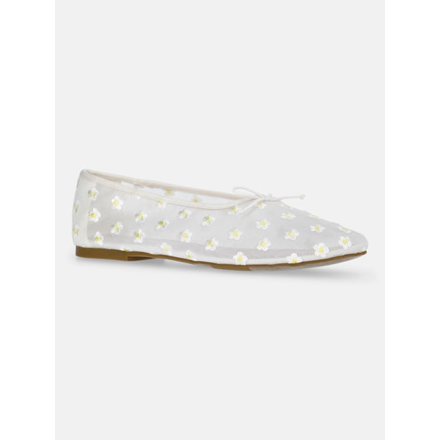 No Boundaries Women's Mesh Ballet Flats