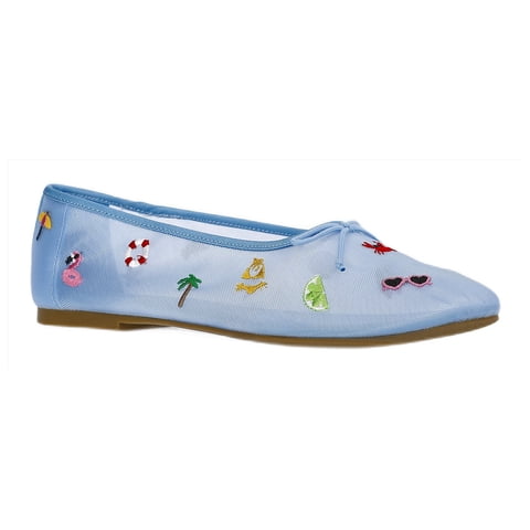 No Boundaries Women's Mesh Ballet Flats