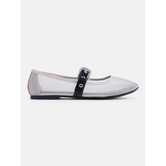 No Boundaries Women’s Mesh Mary Jane Flats