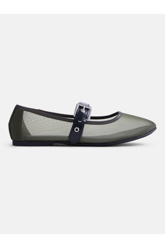 Women’s Mesh Mary Jane Flats