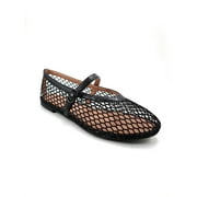 No Boundaries Women’s Mesh Mary Jane Flats