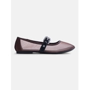 No Boundaries Women s Mesh Mary Jane Flats
