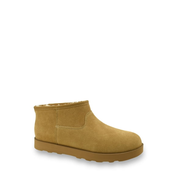 No Boundaries Women’s Mini Cozy Suede Boots