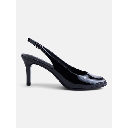 No Boundaries Women's Slingback Peep Toe Heels