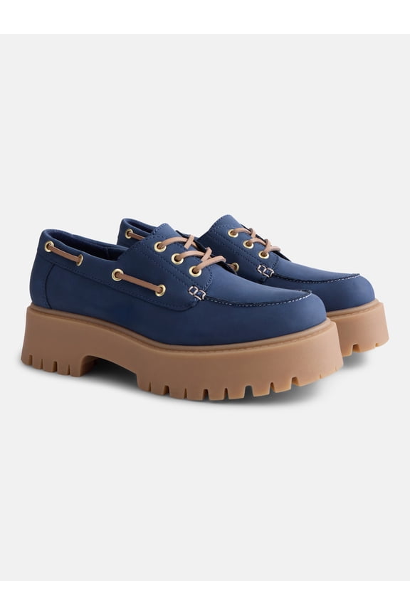 Women's Platform Boat Shoes