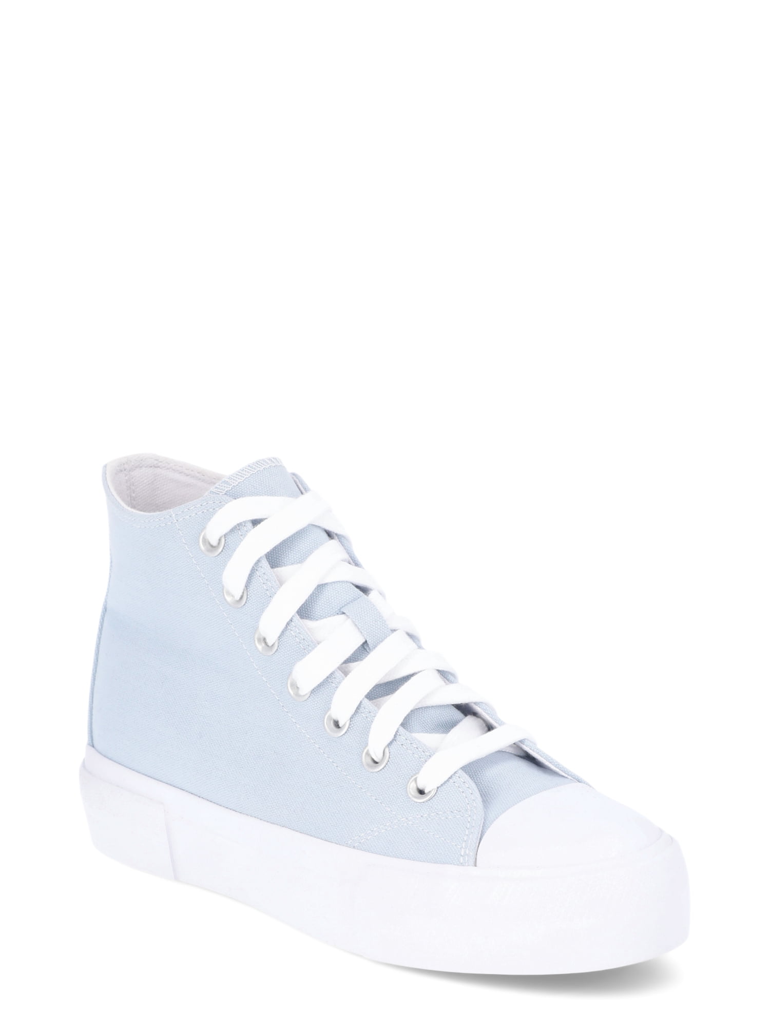 Women's Breathable High-Cut Lace-Up Platform Sneakers