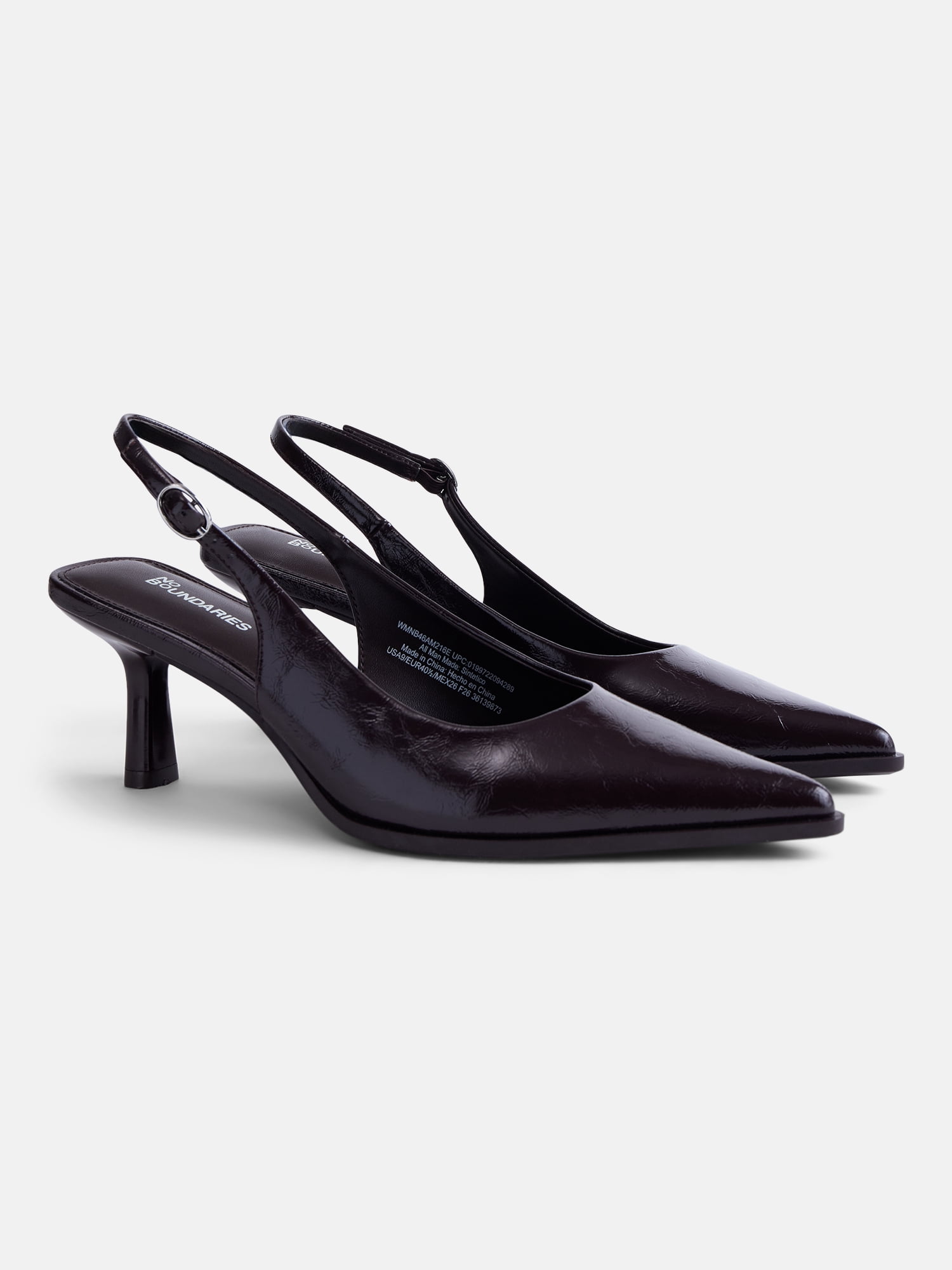 No Boundaries Women's Pointy Toe Heels